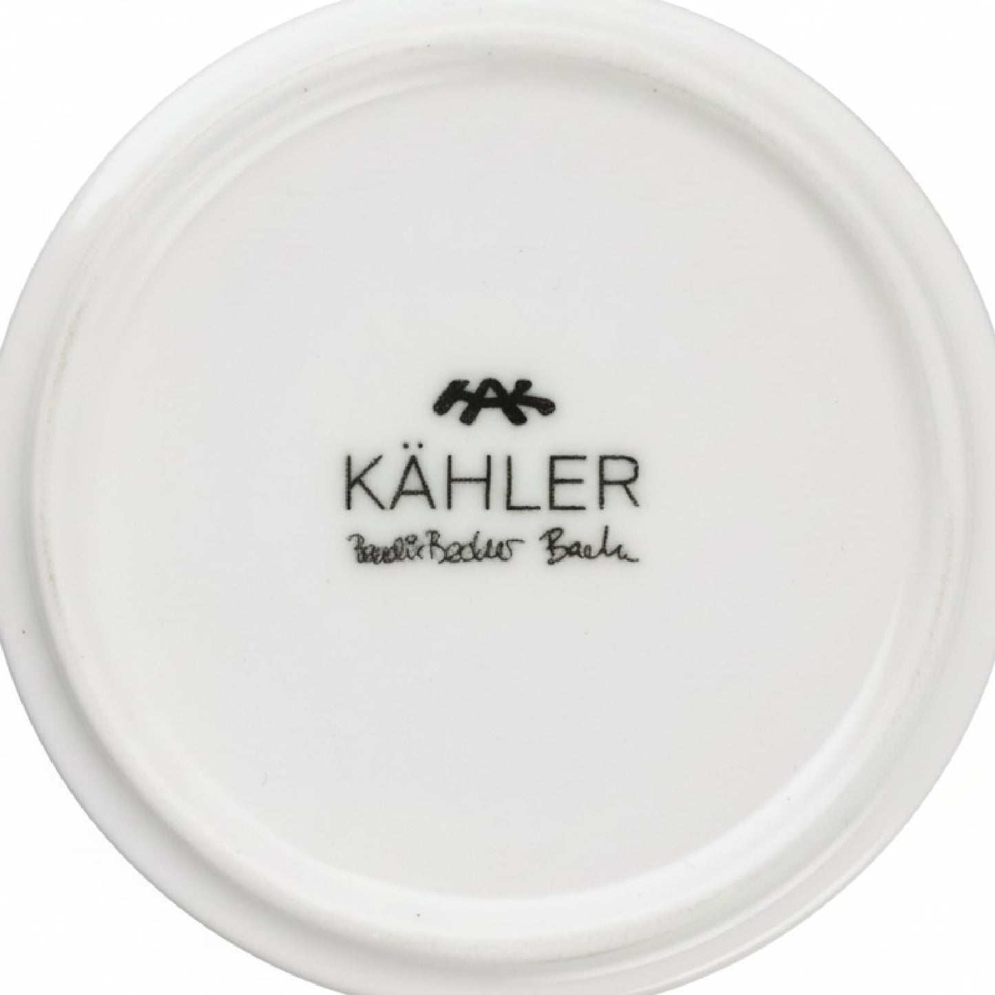 Kahler Nobili Tealight Holder | Snow White Bone China | 10 Inch