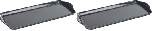 Reston Lloyd Calypso Basics Tidbit Tray, Grey (Pack of 2)