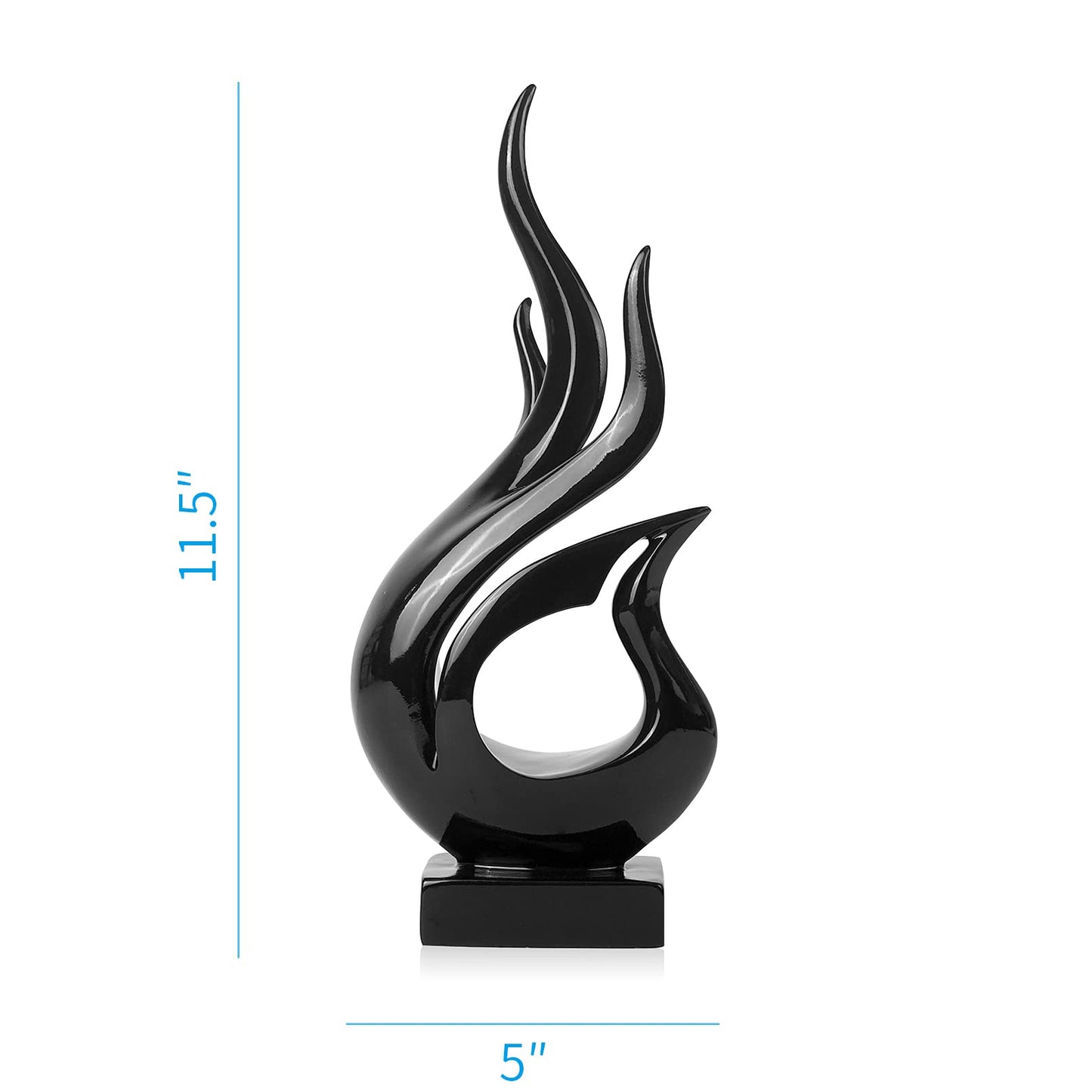 DreamsEden Home Decor Modern Sculpture, Resin Art Tabletop Shelf Decoration Accent Ornament for Living Room Entry Table Dining Desk Office Bookshelf