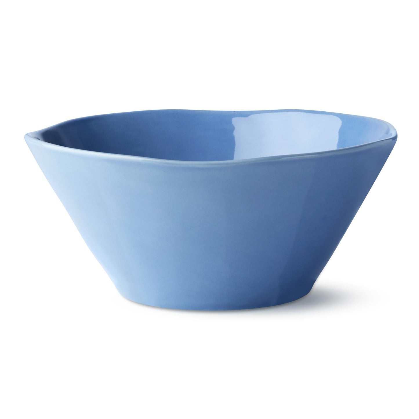 Cloudy Sky Deep Stoneware Bowl 10.25 in – 88 oz Large Blue-Gray Marbled Serving Bowl for Salads, Pasta, Soups & Sides – Rustic Modern Dinnerware for Everyday & Entertaining Use