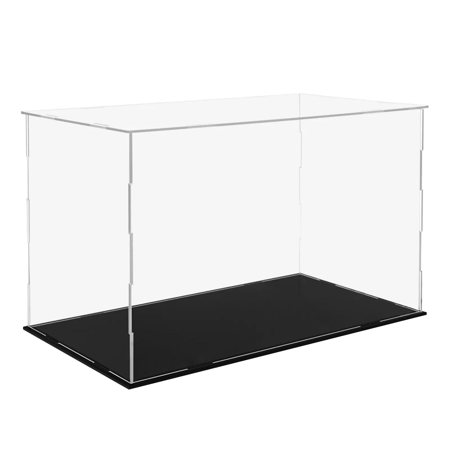 Mineral Crystal Collectibles Acrylic Display Box, Square Holder Organizer Showcase Shelves for Reception Decoration Box, Graduation Keepsake, Party Favor, 35x60x65cm/14x24x26in