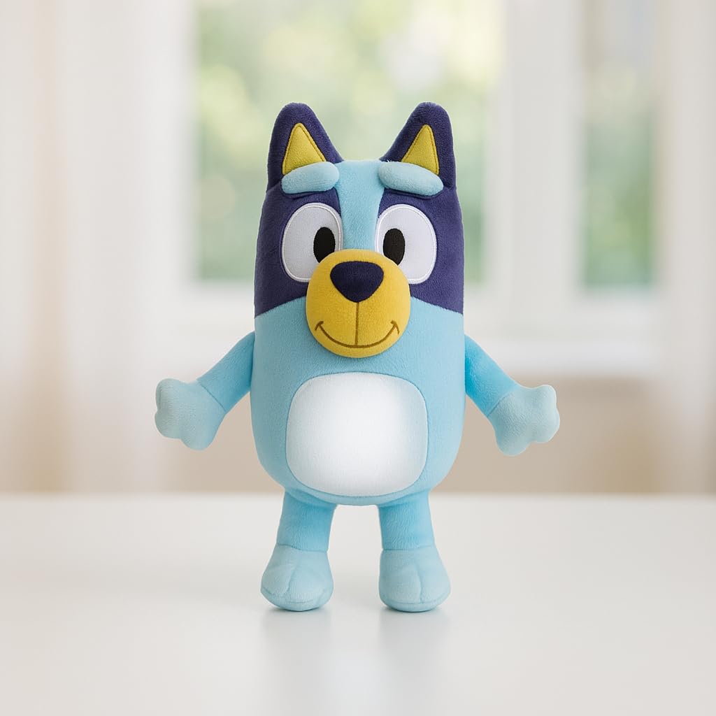 Bluey Goglow Pal Light Up Nightlight, 2-in-1 Interactive Snuggly Toddler Light, Soothing Night Light for Kids of Ages 2+