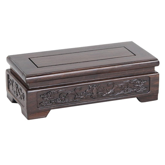 Chinese Solid Wood Display Stand Square Rosewood Vase Teapot Fishbowl Pedestal Indoor Home Deocr Base