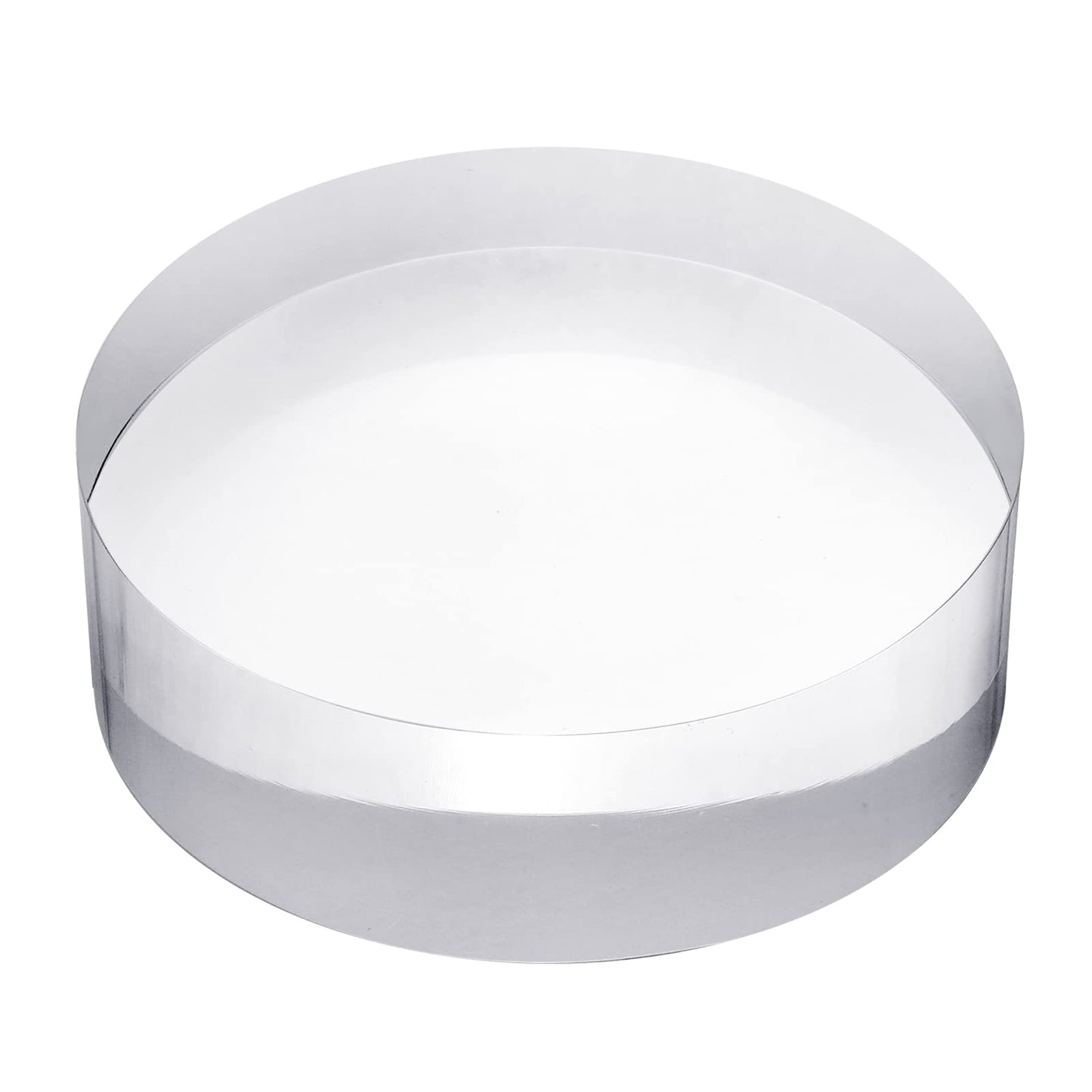 CiaoHER 1in Thickness 4in Diameter Acrylic Disc Display Block, Round