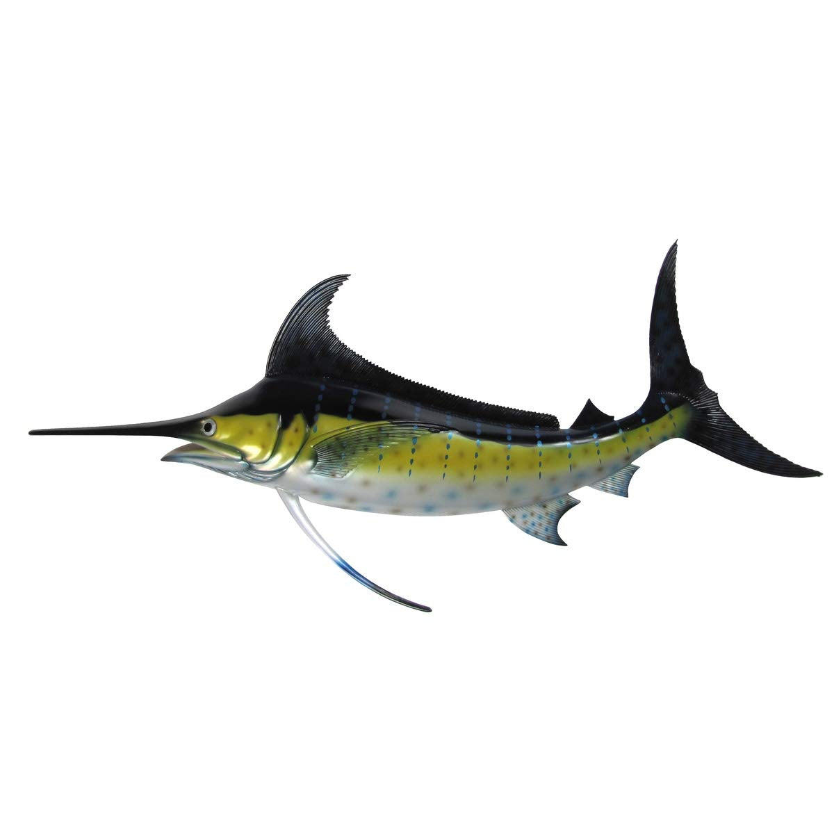 TG,LLC 48" Lifelike Wall Mount Marlin Tropical Saltwater Fish Hand Painted Taxidermy Trophy