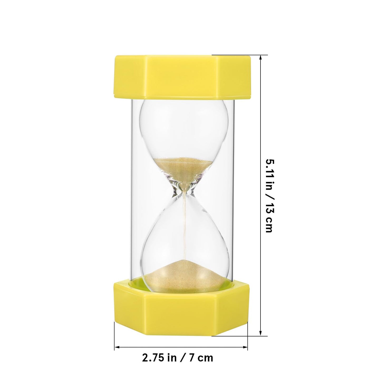 SHINEOFI 4 Pack Sand Timer for Kids 3/10/15/30 Minute Hourglass Timers Sand Timers Set for Classroom Homework Board Games Cooking Home and Office Use