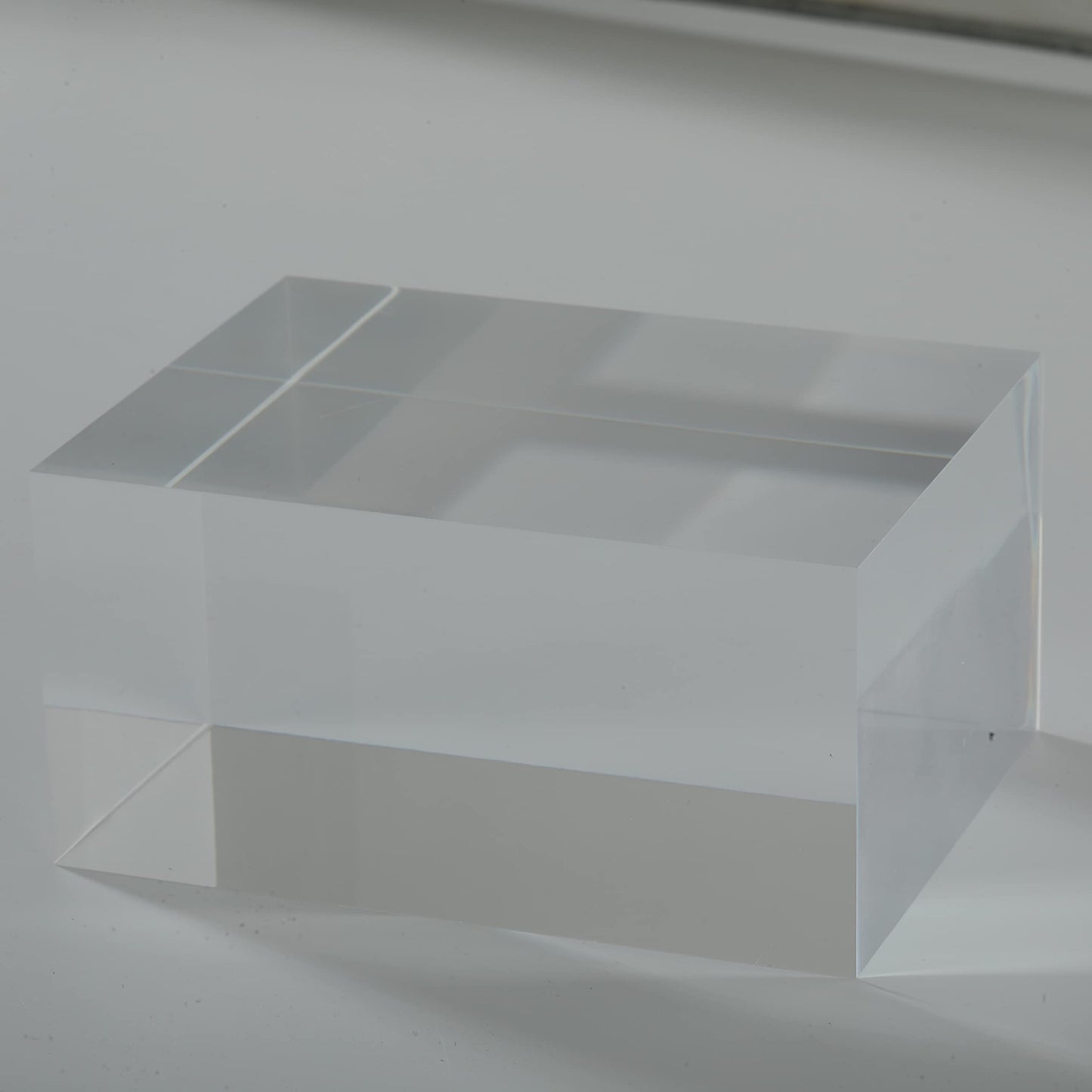 CiaoHER 2in Thickness Solid Acrylic Cube Display Block, 2" x 3" x 4"