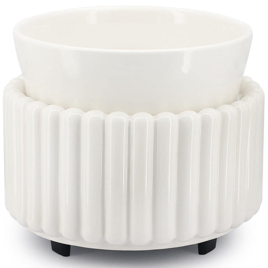 VICTORIA AROMA Ceramic Wax Melt Warmer 3-in-1 Candle Wax Warmer for Scented Wax Melter Electric Fragrance Wax Burner for Home Office Bedroom Gift & Decor…