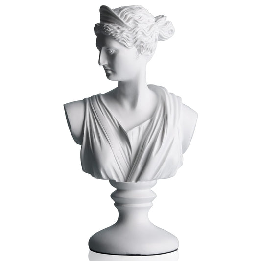 Greek Goddess Statue, Venus Plaster Statue Sculpture, Greek Mythology Sculpture for Home Decoration, Suitable for Living Room, Office, Home Decoration for Shelf