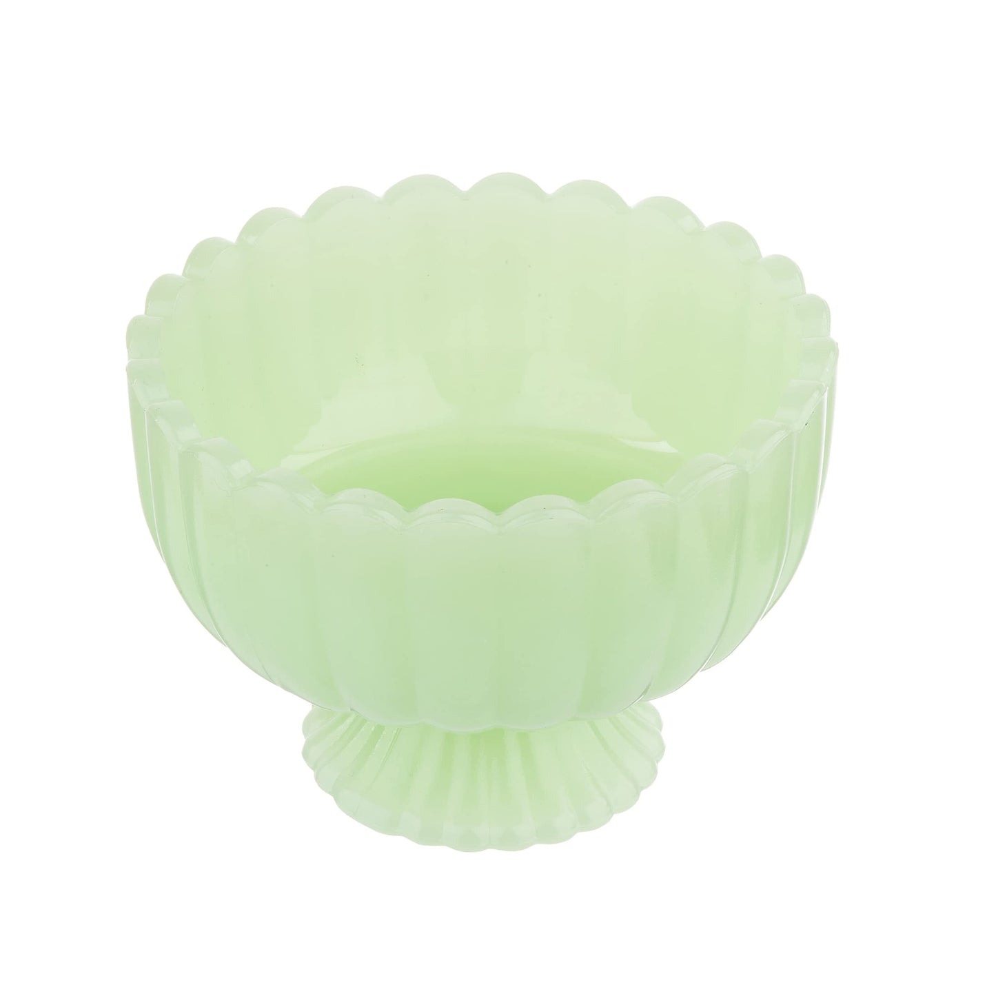 Tablecraft HJ453 Sundae Dish, 4.5" x 4.5" x 3.25", Green