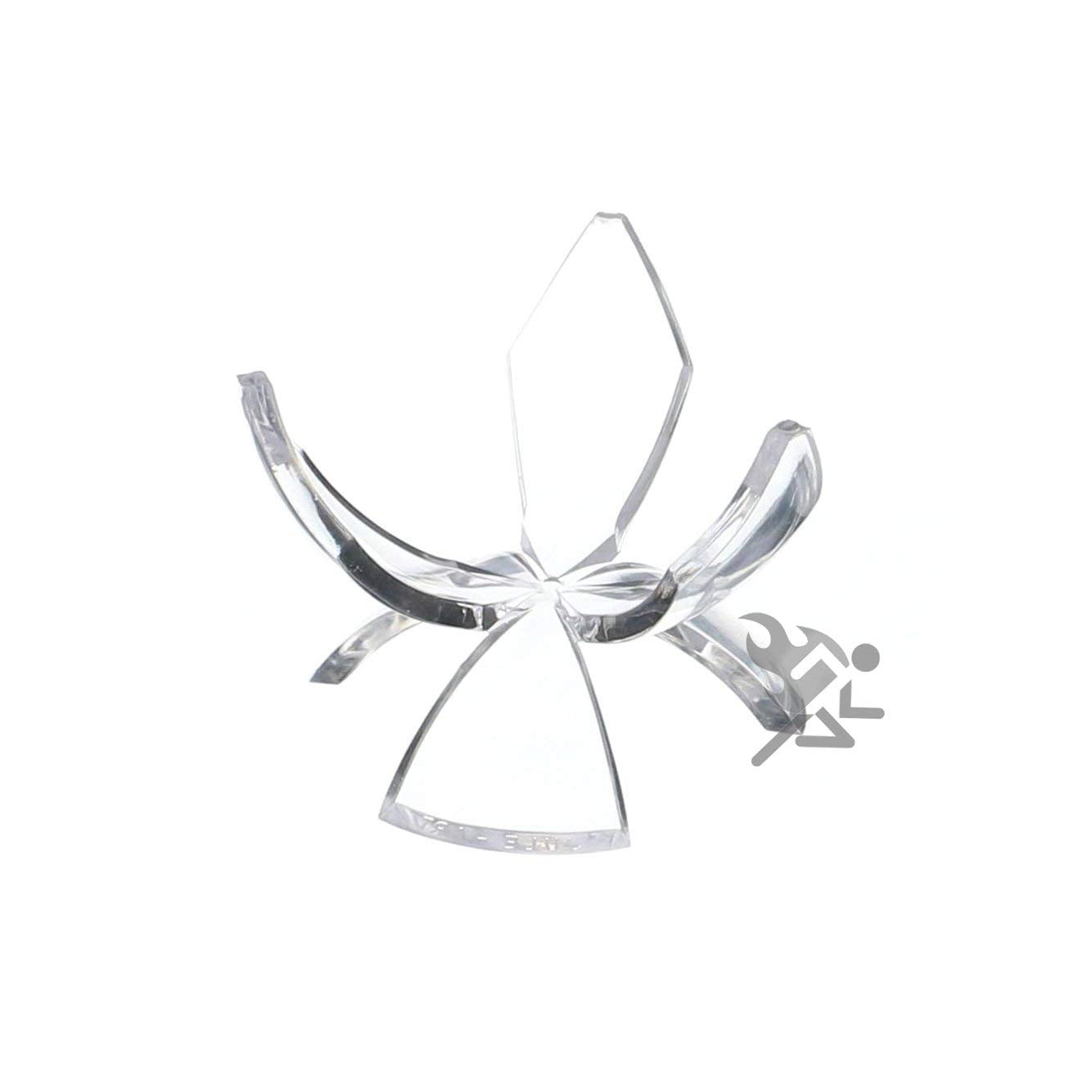 OnFireGuy 2-1/4" Acrylic Reversible Three Prong Tulip Display Stand Qty: 3