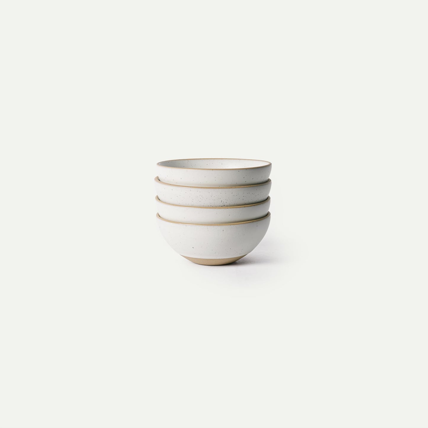 MORA Small Bowls Set of 4, 16oz Ceramic Pottery Dessert Bowls - Microwave, Oven and Dishwasher Safe - Oat