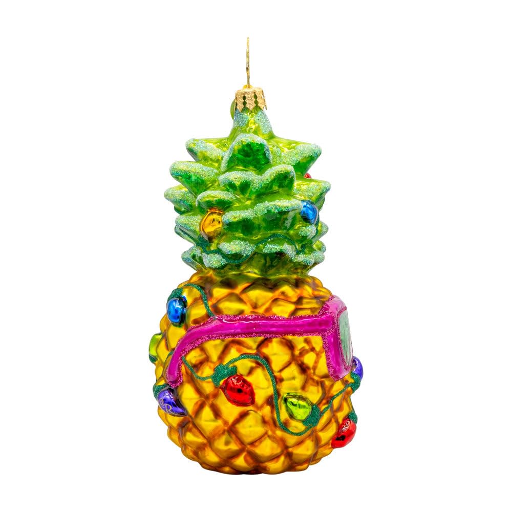 Christopher Radko Hand-Crafted European Glass Christmas Tree Decorative Ornament, Vitamin Sea