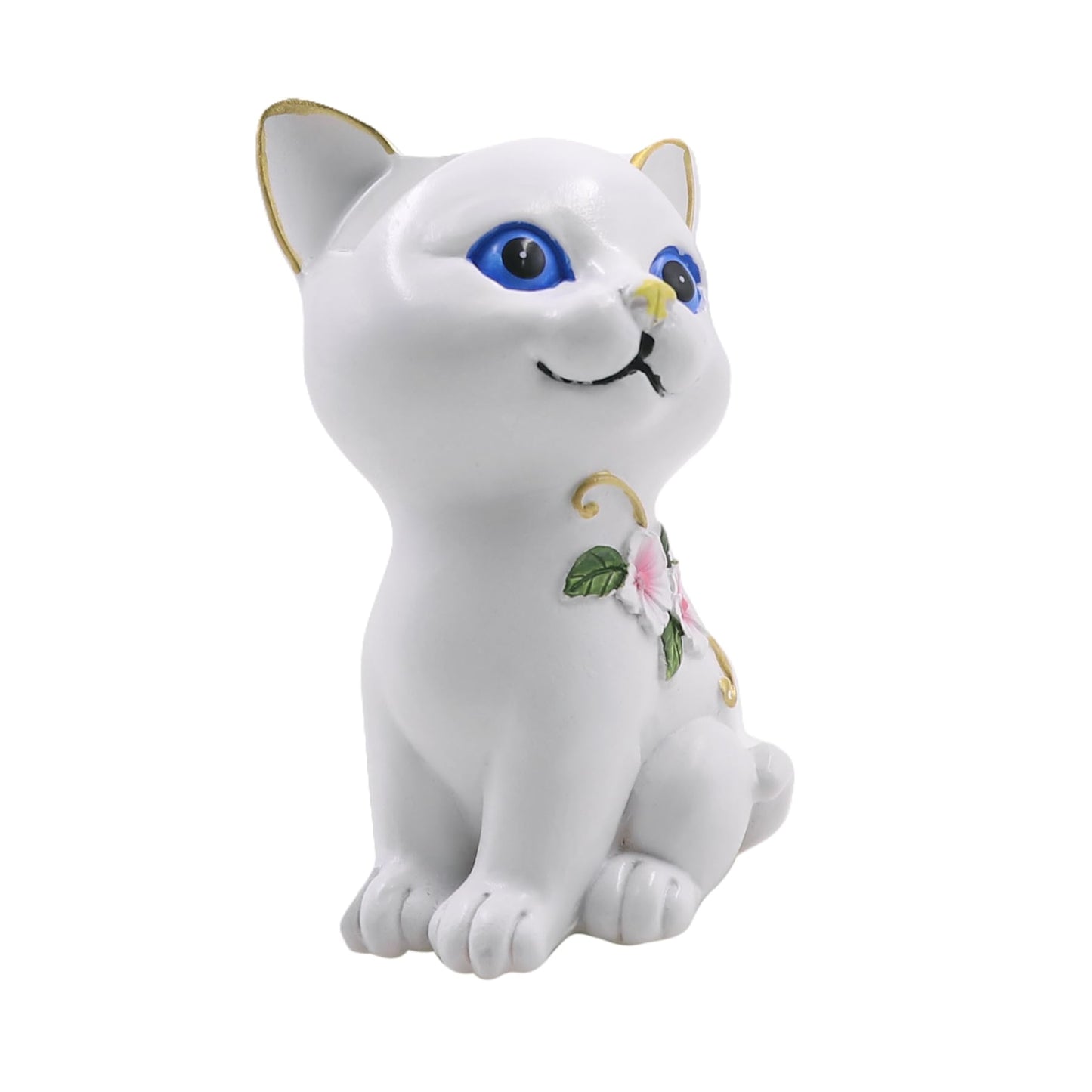 MOSSTYUS Cute Cat Animals Shaped Resin Sunglasses Eyeglass Holder Spectacles Display Stand Glasses Accessories Home Decor,White