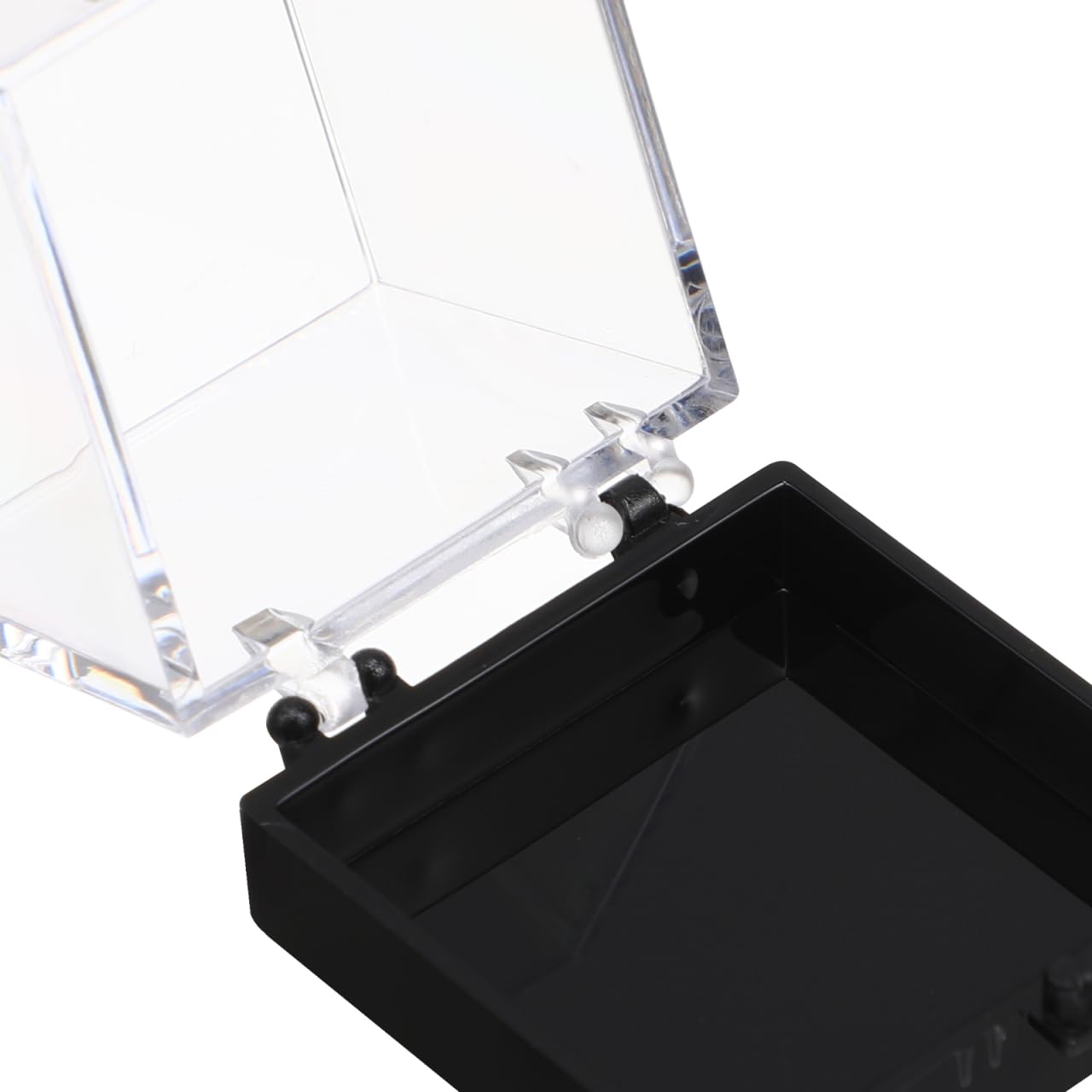 Cabilock 12 Pack Mineral Specimen Storage Boxes Clear Rock Display Cases Small Transparent Collection Cubes for Gemstones Crystals Coins and Trinkets