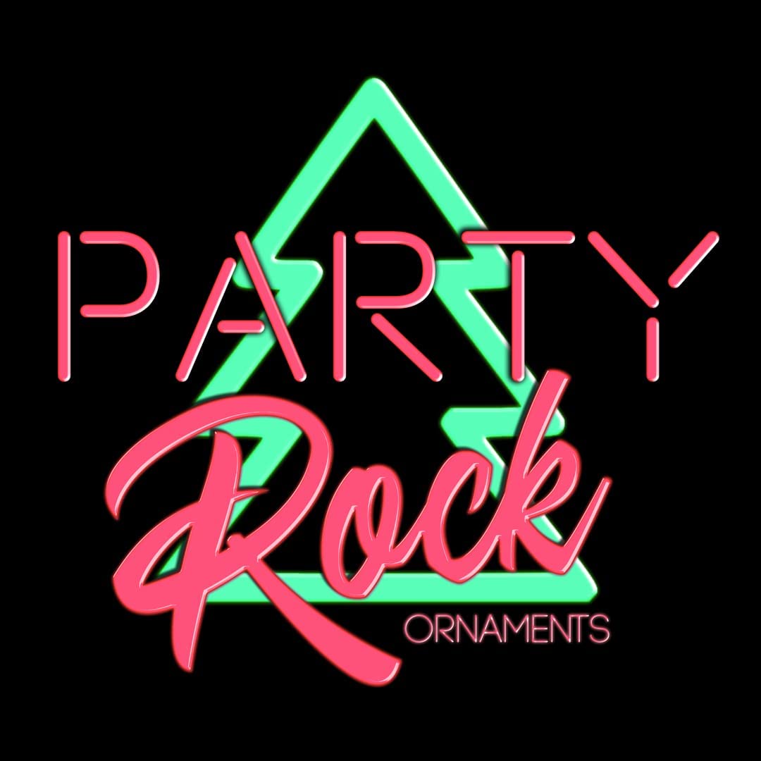 Party Rock Ornaments - Space Bundle - Glass Blown Ornaments for Christmas Tree