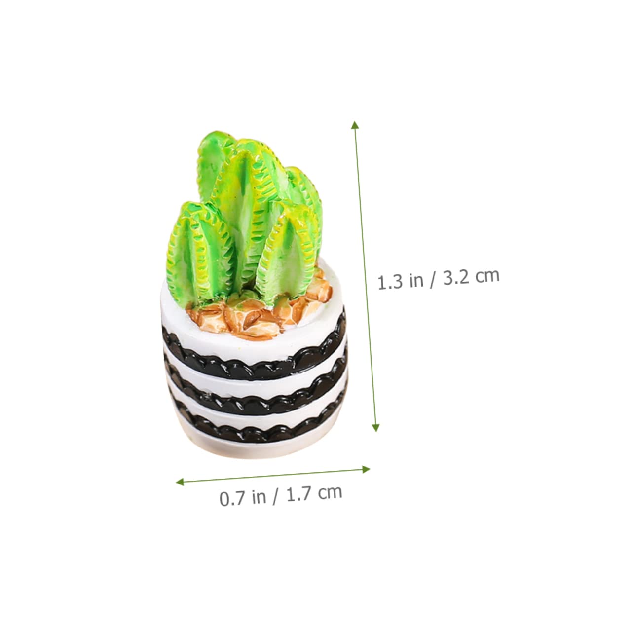 HOLIDYOYO 16 Pcs Mini Faux Cactus Potted Plants Artificial Succulent Decor Indoor Small Faux Cactus Bonsai for Home Office Desk Decoration