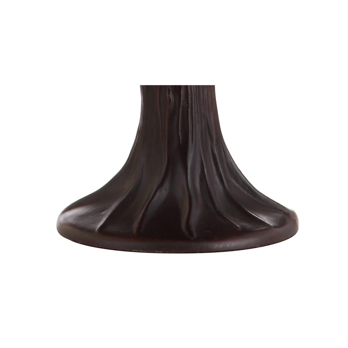 JONATHAN Y 12" Bronze Hummingbird Tiffany-Style LED Table Lamp, Handcrafted Multicolored Stained Glass Bell Shade, Traditional Bedside Accent Lamp, LED Bulb Included JYL8014A
