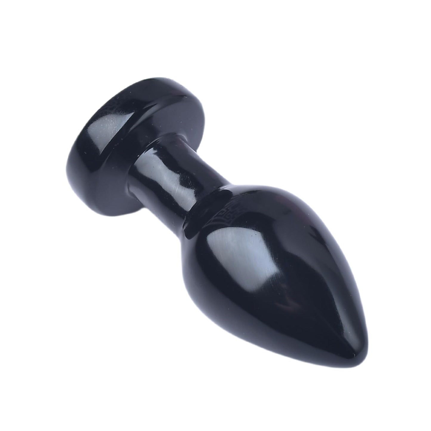 YOUNAIERZX Natural Black Obsidian Crystal Healing Wand, Polished Stone, Teardrop Shape, 4cm Length, Meditation Tool