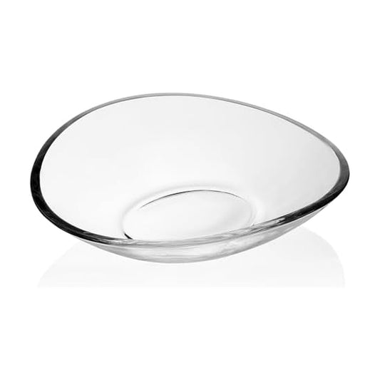 Mikasa Alister Crystal Glass Decorative Centerpiece Bowl, 13.25 inch