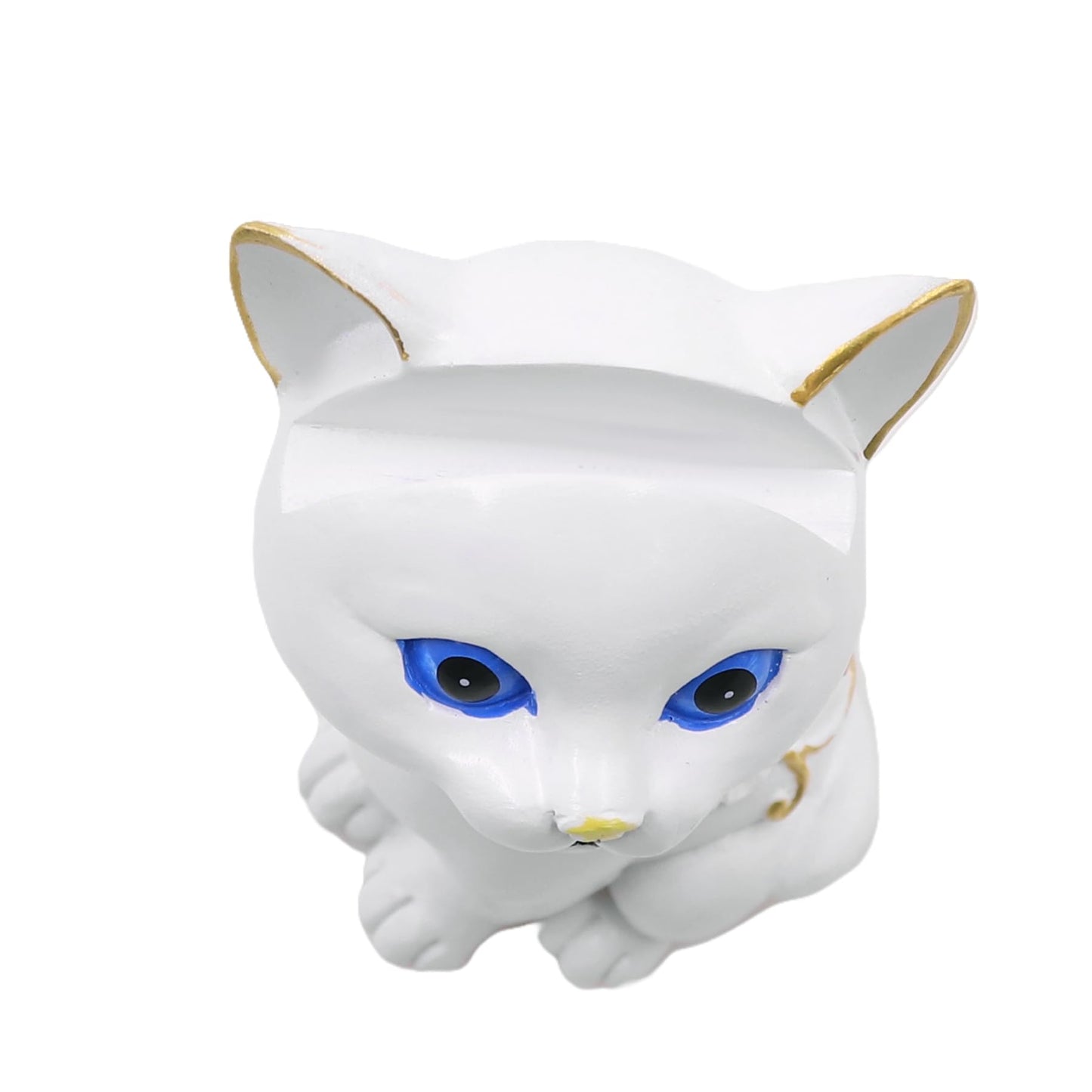 MOSSTYUS Cute Cat Animals Shaped Resin Sunglasses Eyeglass Holder Spectacles Display Stand Glasses Accessories Home Decor,White