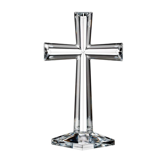 Marquis by Waterford Selah Standing Cross, 10-Inch, Clear, First Communion Gift, Baptism Gift