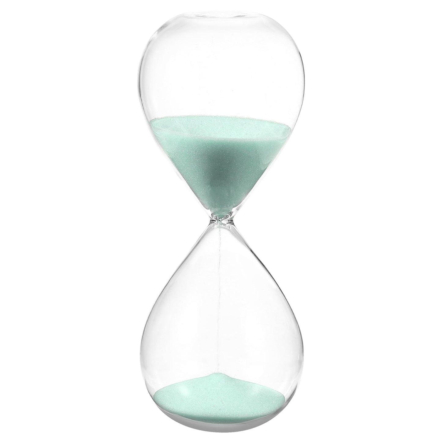 PATIKIL 45 Minutes Sand Timer, Sand Watch Hour Glass Sandglass Timer Clock for Living Room Home Office Restaurant Decoration, Light Blue