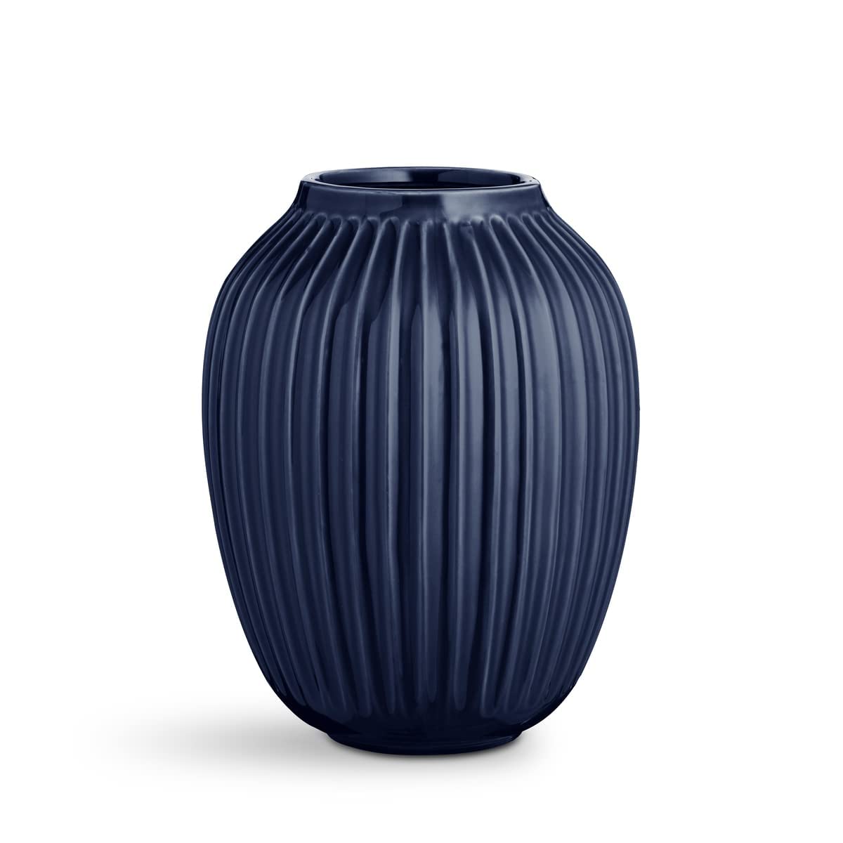 Kahler Hammershoi Vase | Stoneware | Indigo | 10 Inch