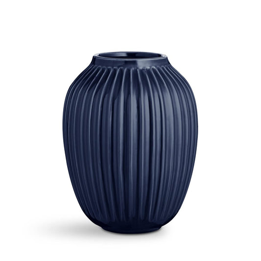 Kahler Hammershoi Vase | Stoneware | Indigo | 10 Inch
