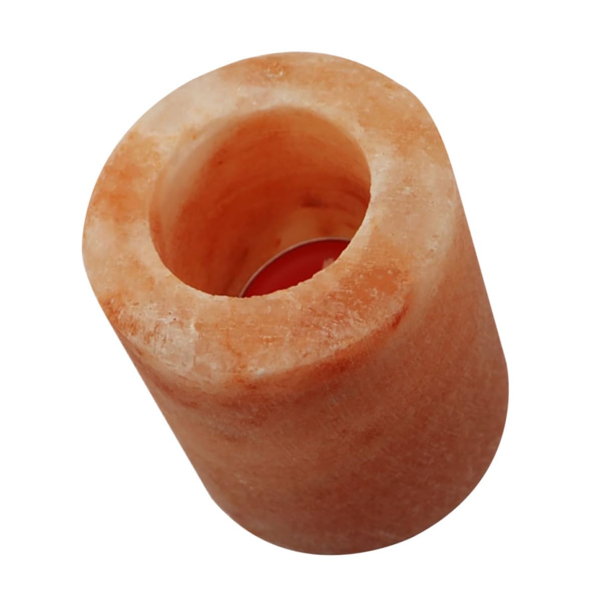 JECOMPRIS Himalayan Salt Candle Holder Elegant Table Centerpiece for for Home Decoration and Cozy Ambiance