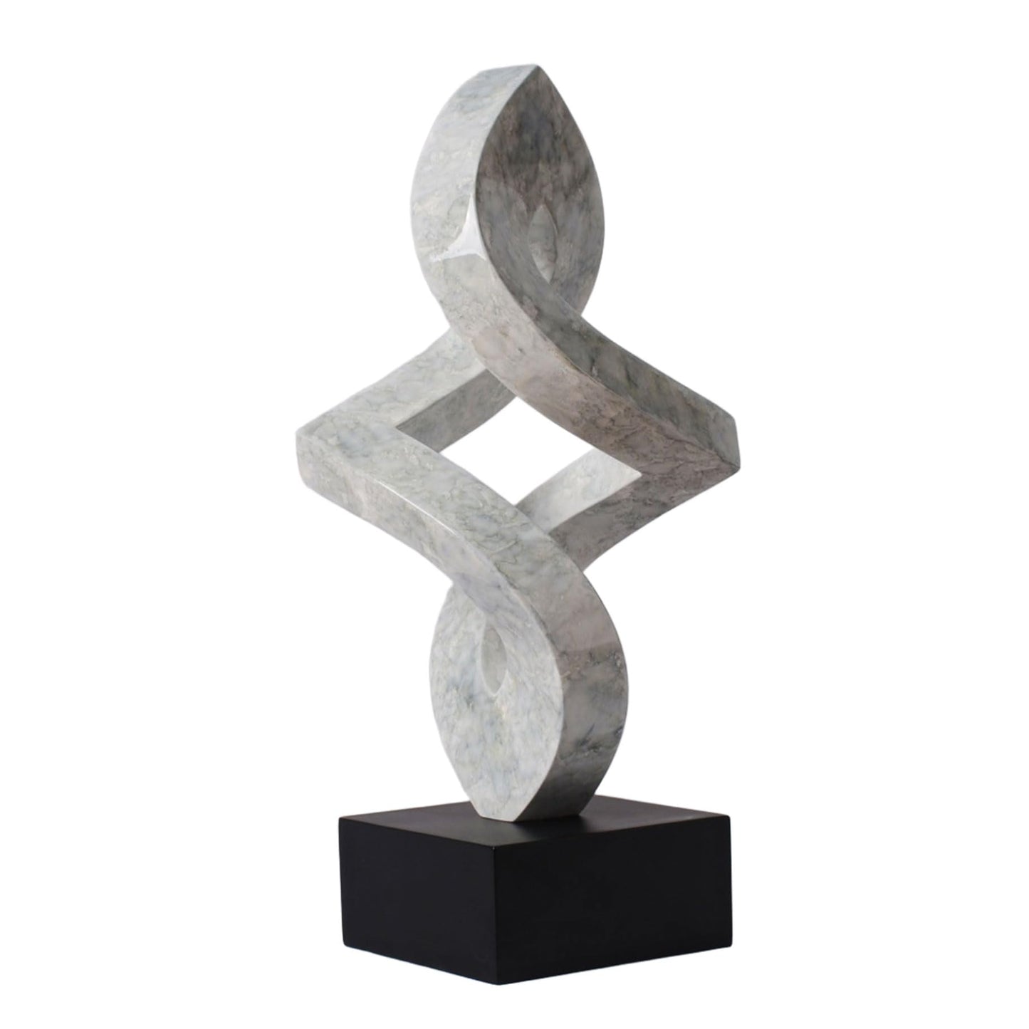 NENBOLEC Modern Home Decor Abstract Arts Sculpture Table Bookshelf Decoration for Living Dining Room Bedroom Resin Statue 14.6inch