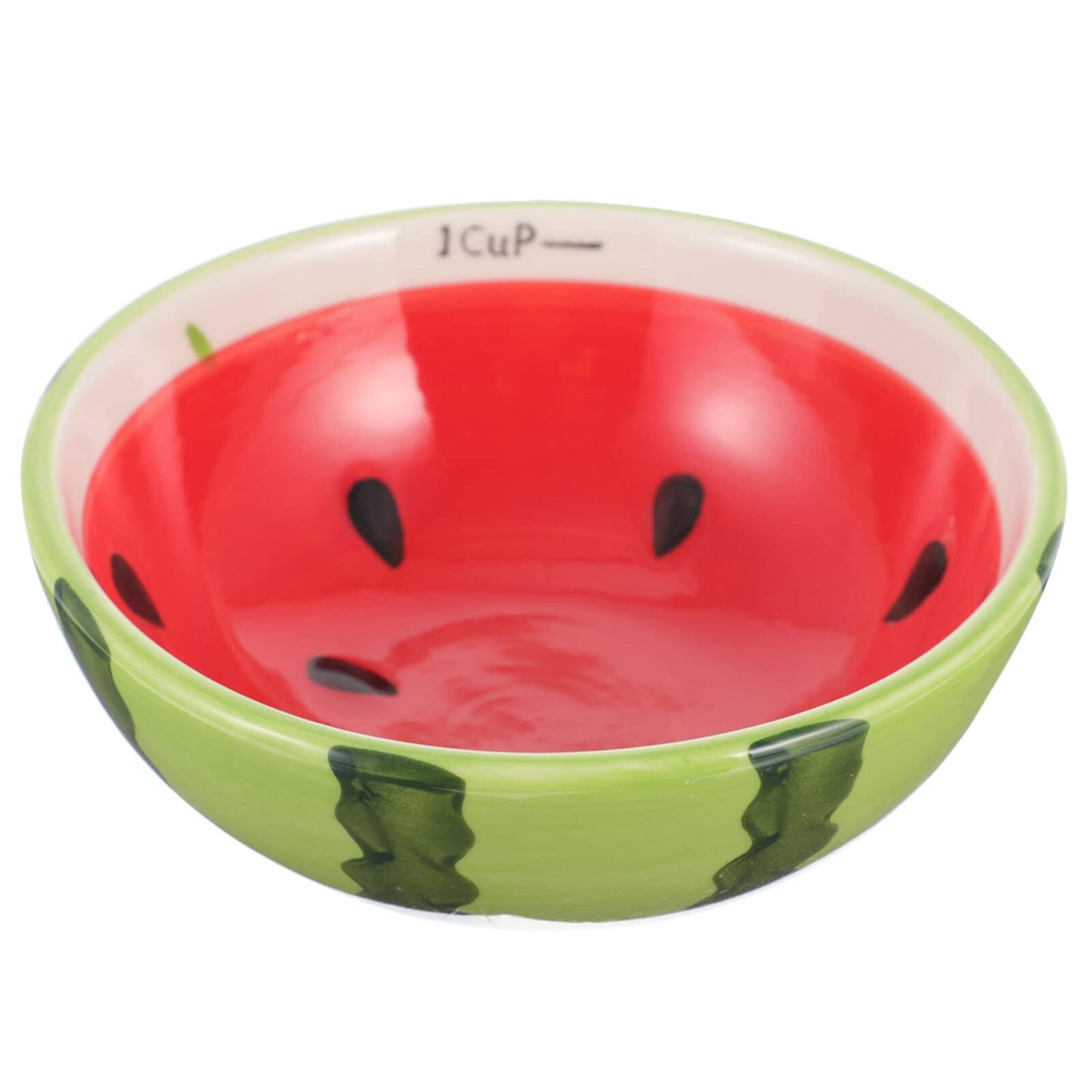 Kichvoe 5.1 Inch Cartoon Fruit Design Ceramic Bowl Fruit Serving Bowl Snack Candy Plate Porcelain Salad for Kids and Parties