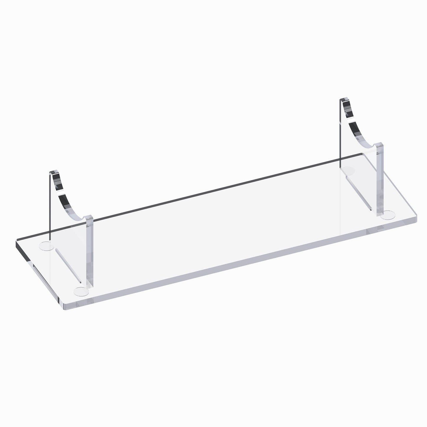 UoYeet Acrylic Saber Stand – Multi-Function Display Stand for Swords, Daggers, Wands & Collectibles, Transparent Desktop Holder for Displaying Sword & Other Long Items, Clear Base, 1Pack
