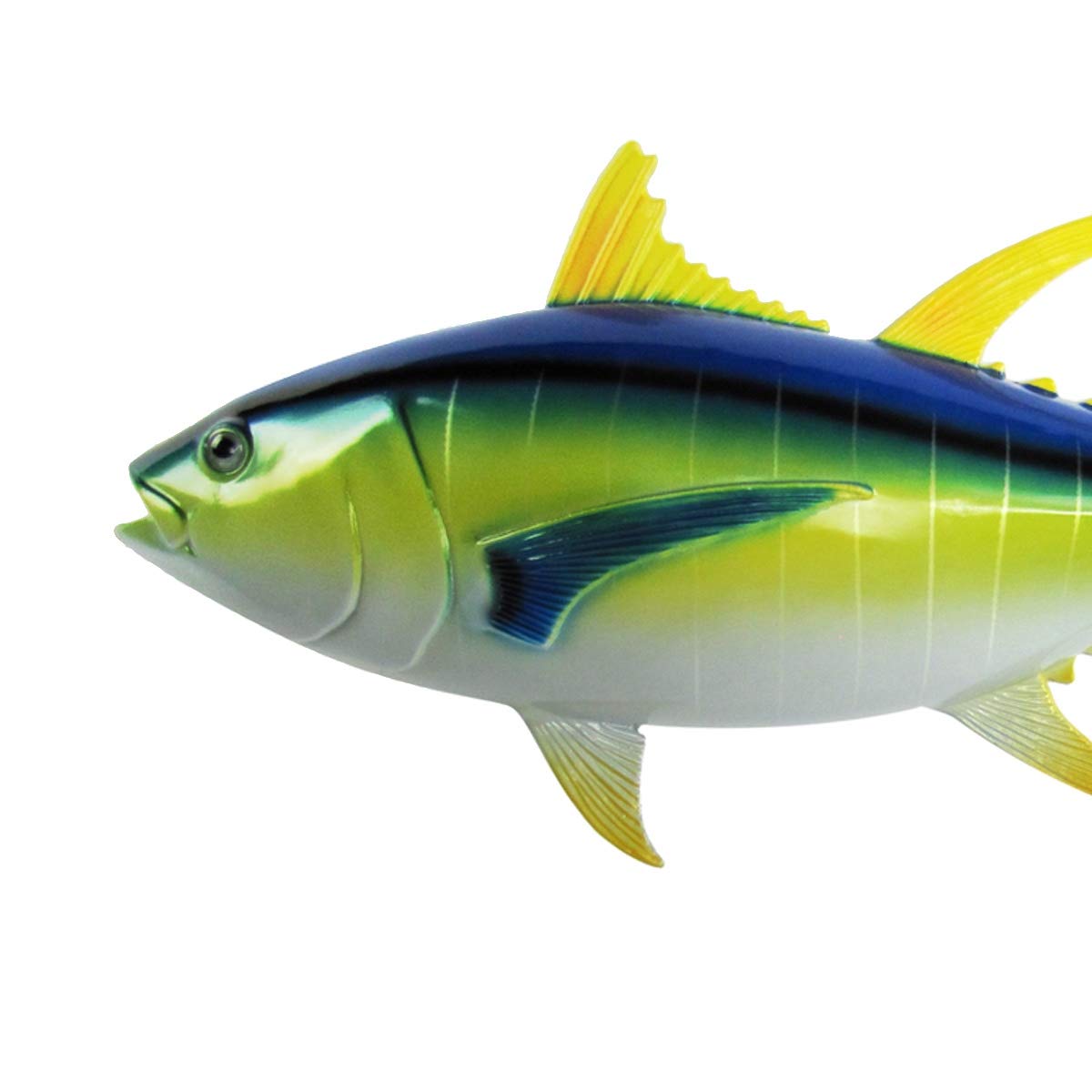 28" Yellowfin Tuna Saltwater Fish Wall Mount Trophy Taxidermy Hand Painted Hanging Plaque