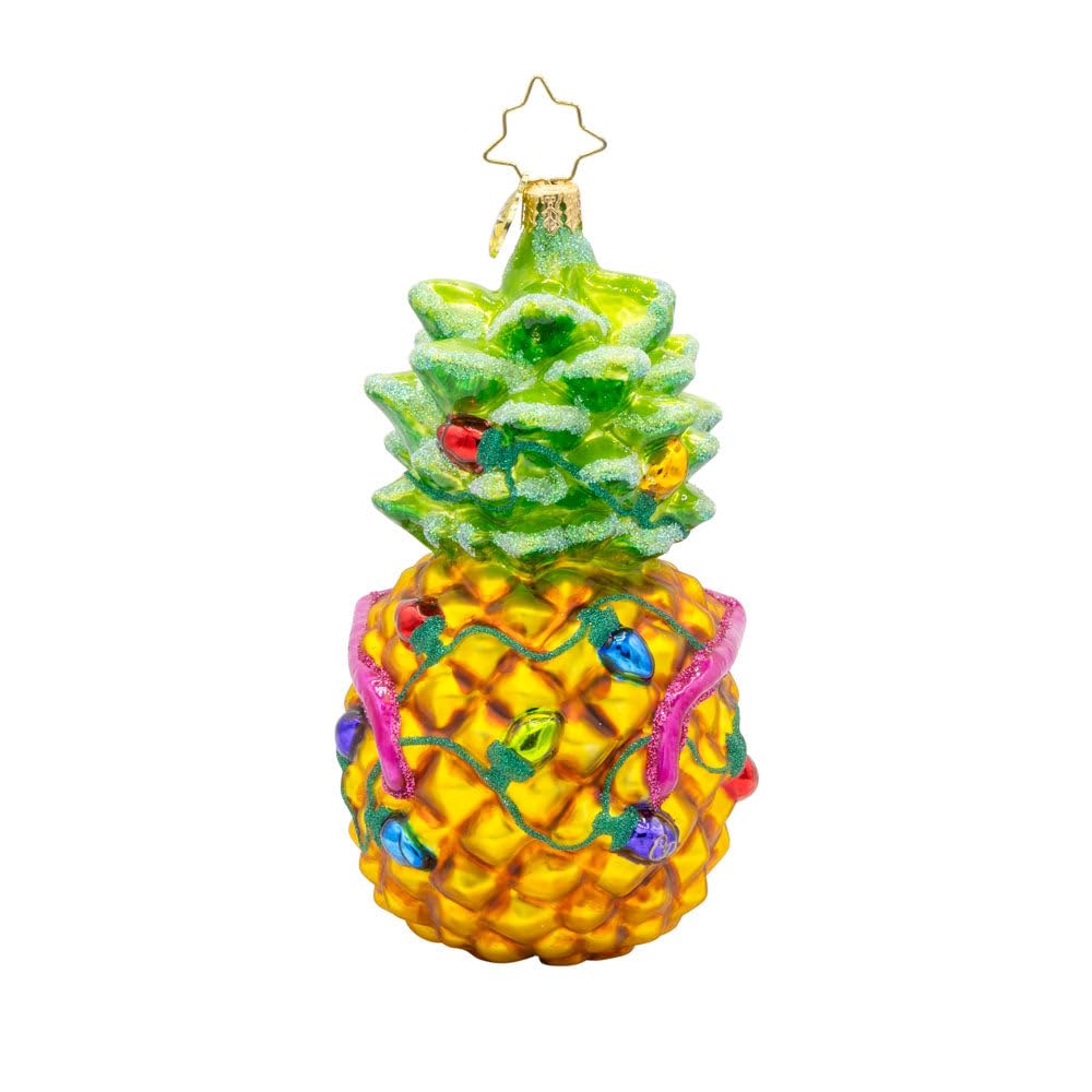 Christopher Radko Hand-Crafted European Glass Christmas Tree Decorative Ornament, Vitamin Sea