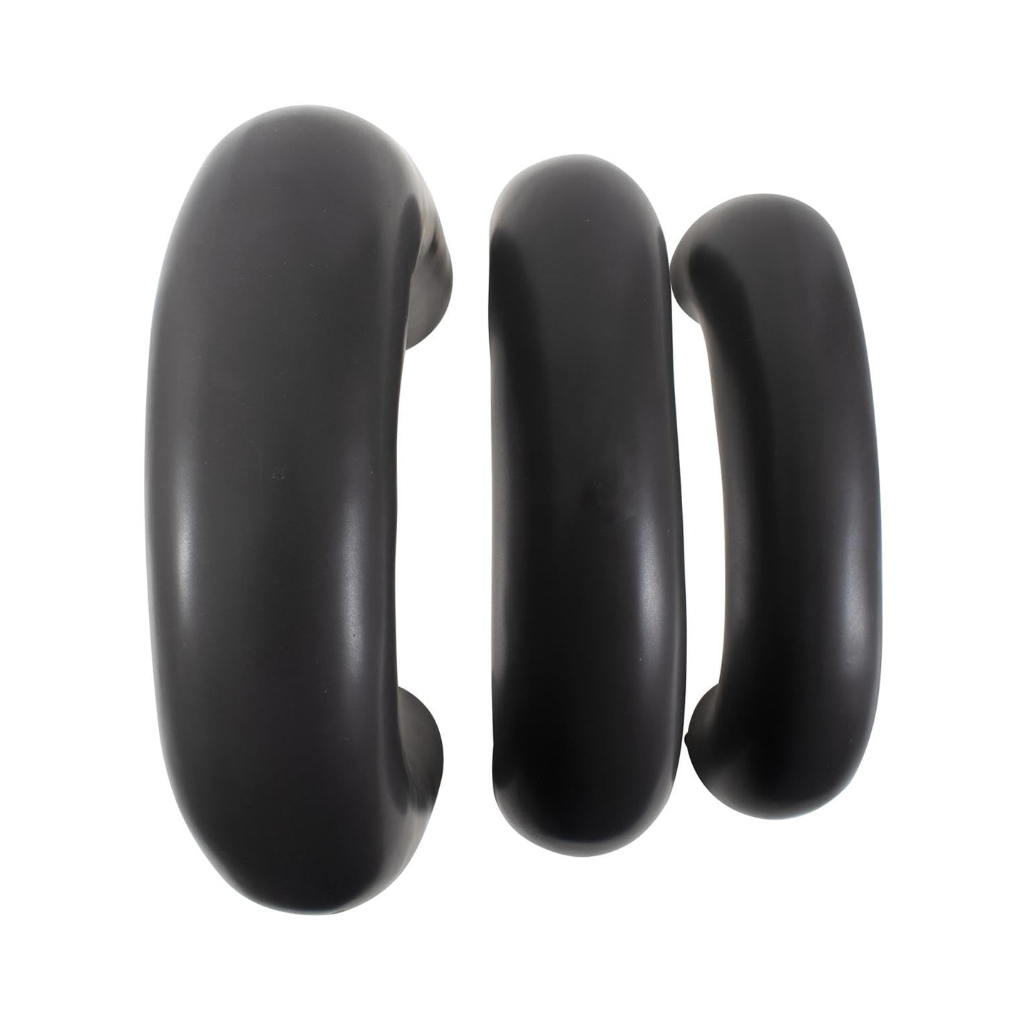 Howard Elliott Collection Urbean Ceramic Sculpture- Set of 3 Other Black 9.5H X 9.5W X 2D