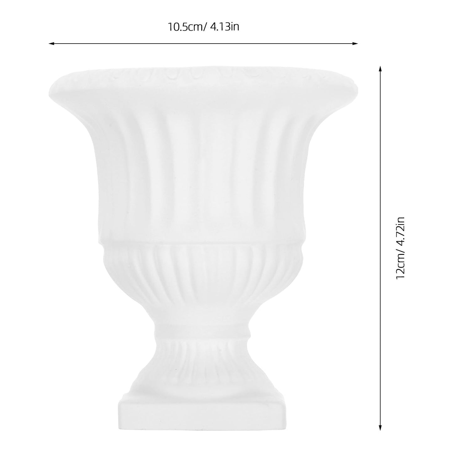 Zerodeko Hanging Flower Pot Wall-Mounted Floral Vase Gypsum Flower Vase for Wall Decor Home Living Room Kitchen Farmhouse