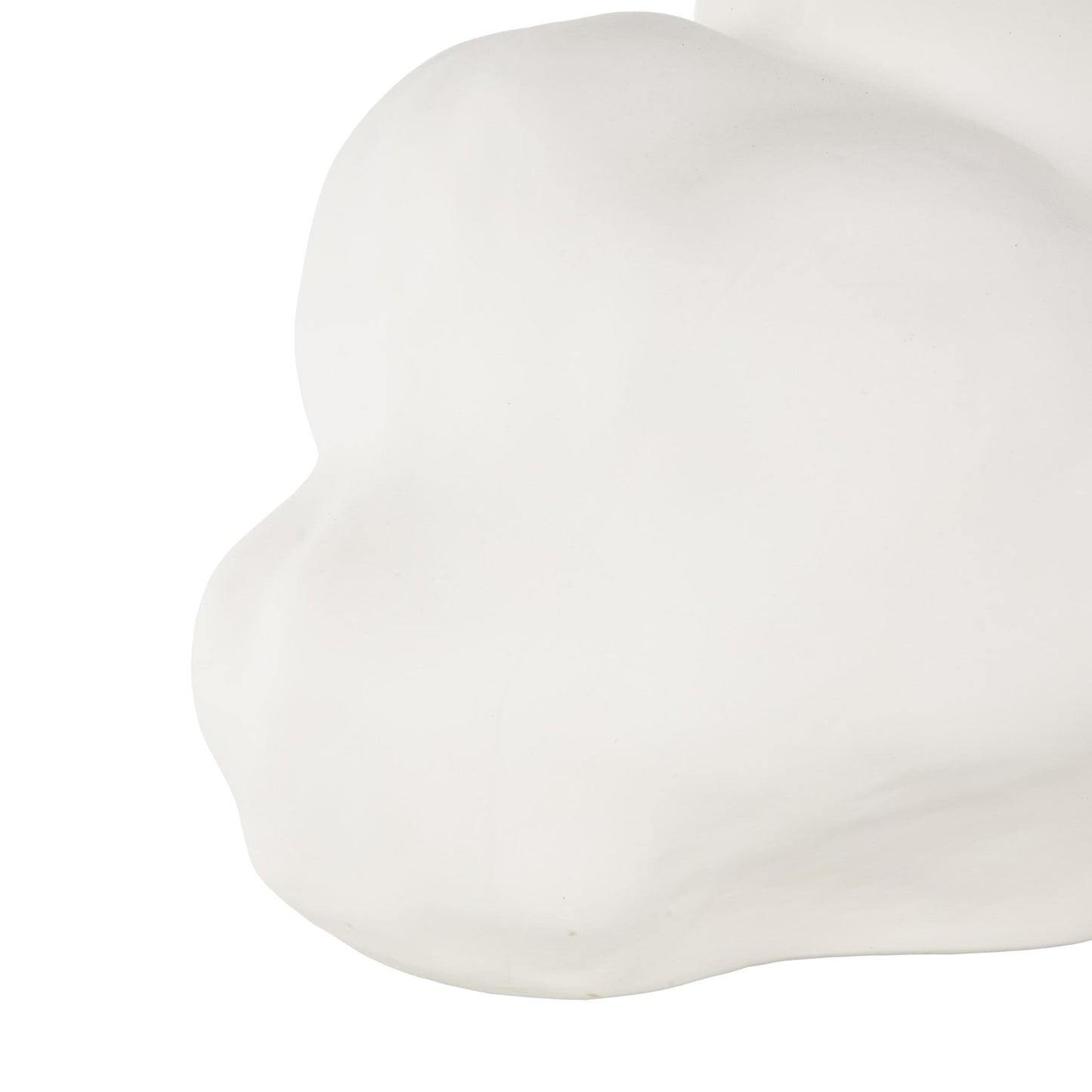 Deco 79 Ceramic Abstract Decorative Vase Floral Inspired Centerpiece Vase, Flower Vase for Home Decoration 11" x 11" x 13", White