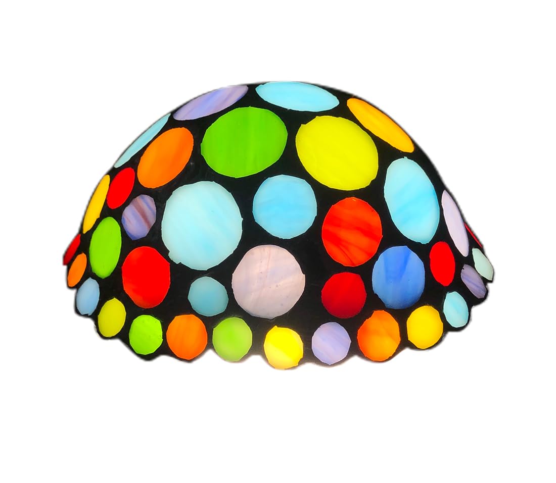 DUONAYU Tiffany style stained glass turtle lampshade turtle replacement lampshade DYM7006 (colour)