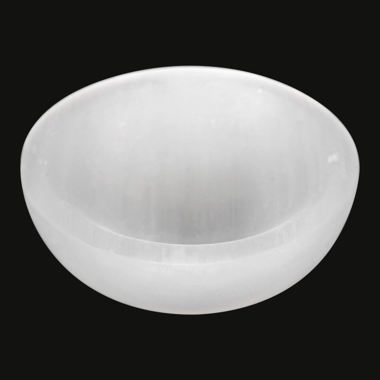 Orientrea 2.8″ - 3.2″ Selenite Crystal Bowl - Selenite Charging Bowl for Energy Cleansing, Charging, Meditation, Home Decor & Crystal Healing, Crystals and Healing Stones