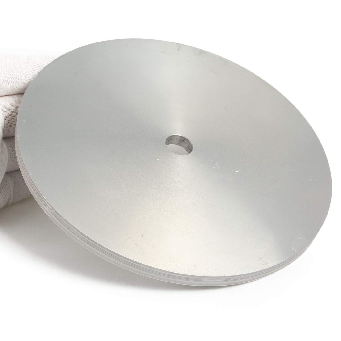JINGLING 6" inch Aluminum Lapping Plate Master Lap Base 1/2" Arbor Hole Grinding Pads Lapidary for Diamond Flat Lap Disk Grinding Disc Abrasive Wheel