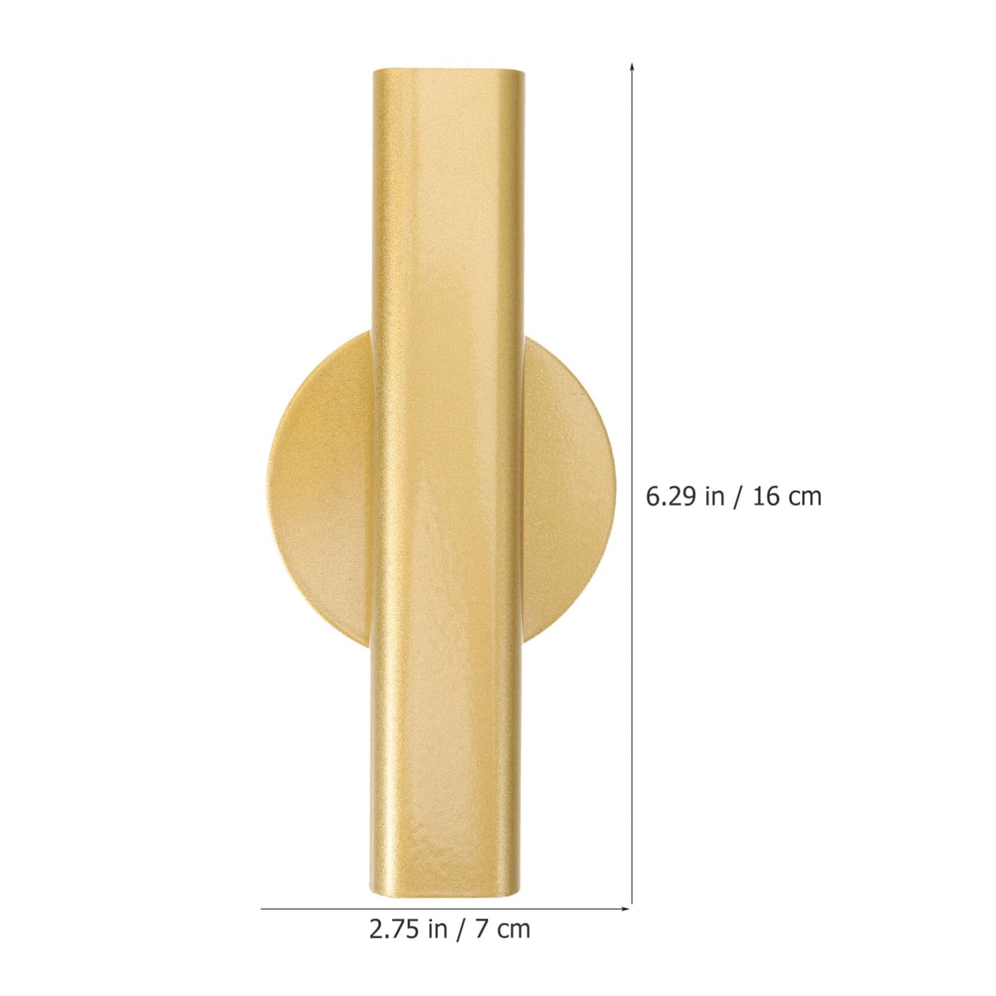 Toddmomy Wall Flower Tube Nordic Metal Wall Vase with Hook 6.29 in Mounted Flower Holder for Fresh Bouquets Greenery and Dried Flowers Decorative Decor for Living Room Bedroom Kitchen Dorm