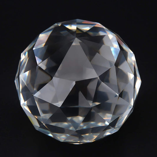 Crystal Glass Ball Prisms - Clear Crystal Sphere Decorative Balls for Home (60MM/2.36in)