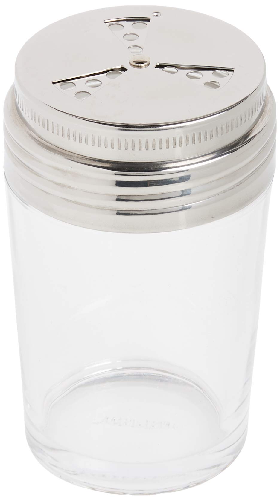 Norpro Shaker Cup Glass Adjustable Pizzeria Style Pepper/Salt/Cheese/Spice 5.25"