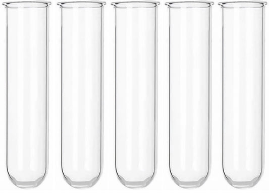 Kingbuy 5 Pack Glass Test Tube Planter, Wall Hydroponic Propagation Vases