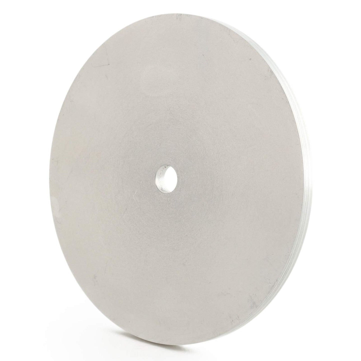 JINGLING 6" inch Aluminum Lapping Plate Master Lap Base 1/2" Arbor Hole Grinding Pads Lapidary for Diamond Flat Lap Disk Grinding Disc Abrasive Wheel