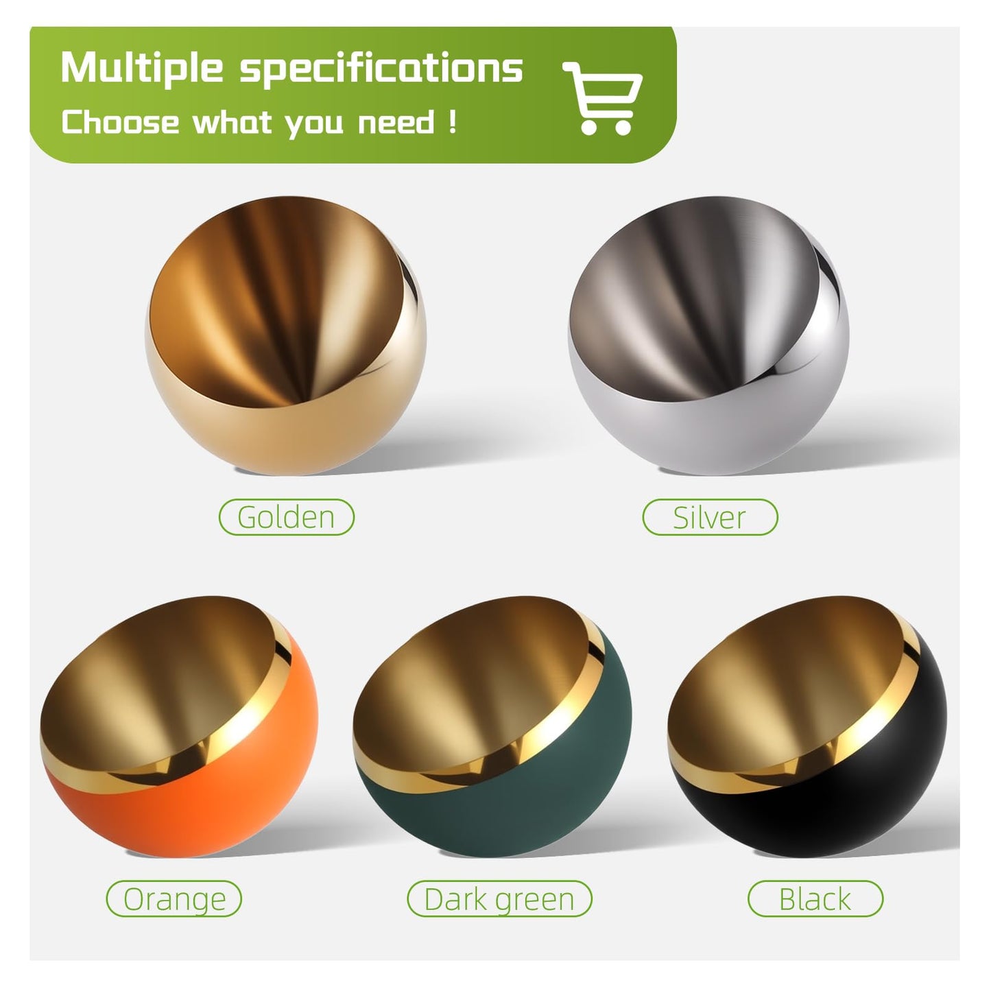 GYYVES Slim Stainless Steel Coffee Pod Holder - High-Capacity Minimalist Organizer to Declutter Your Espresso Pods - For an Organized Coffee Bar (Gold, M)