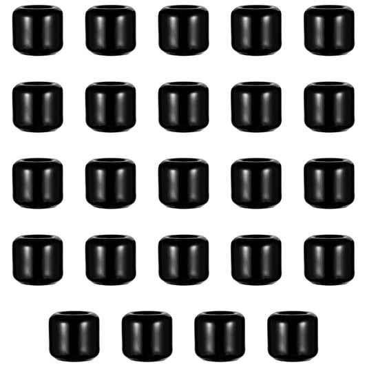 24 Pcs Black 0.7 Inch Diameter Ceramic Chime Ritual Spell Candle Holders, Great for Casting Chimes, Meditation, Rituals, Spells, Vigil, Witchcraft, Wiccan Supplies