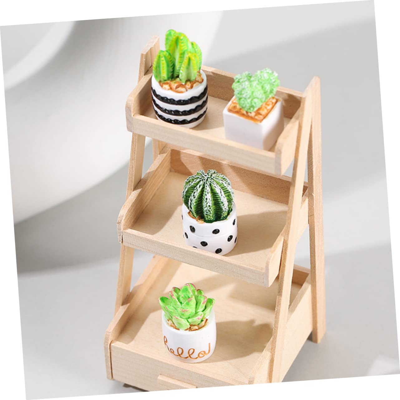 HOLIDYOYO 16 Pcs Mini Faux Cactus Potted Plants Artificial Succulent Decor Indoor Small Faux Cactus Bonsai for Home Office Desk Decoration