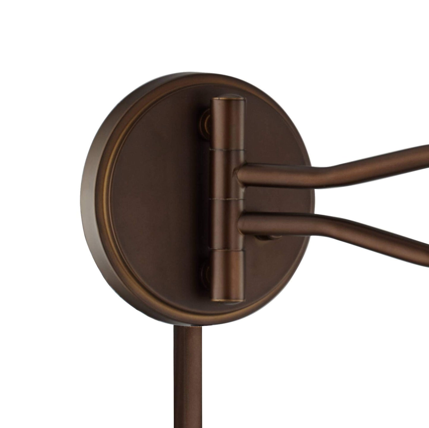 Franklin Iron Works Samuel Mica Shade Plug-in Swing Arm Wall Lamp with Cord Cover Set of 2